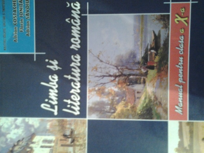 Limba si literatura romana , manual pt clasa a- x-a, editura Art foto mare Limba si literatura romana , manual pt clasa a- x-a, editura Art foto mare