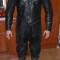 costum moto sosea, piele pantaloni + geaca Super pret !!!