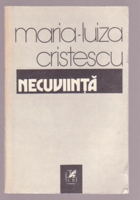 Maria-Luiza Cristescu - Necuviinta foto