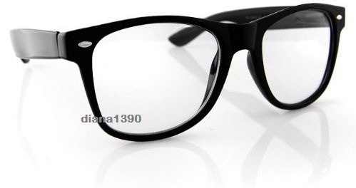 Ochelari nerd geek Wayfarer clear lens rama neagra tocilar 2016 foto mare Ochelari nerd geek Wayfarer clear lens rama neagra tocilar 2016 foto mare