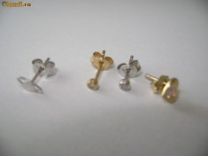 Cercei piercing aur 18 k foto