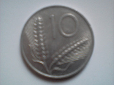 Italia 10 Lire 1973 foto