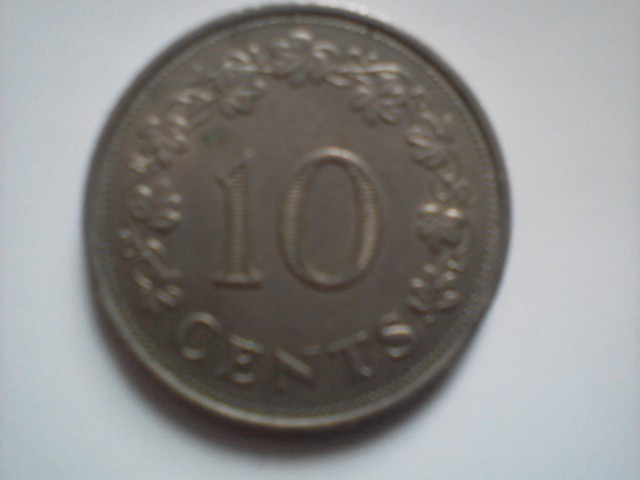 Malta 10 Centi 1972