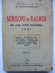 Al. Lascarov-Moldovanu - Scrisori de rasboi ( din anul vitejiei romanesti 1941 ) foto