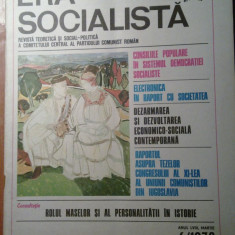 revista era socialista martie 1978 -revista comitetului central al PCR