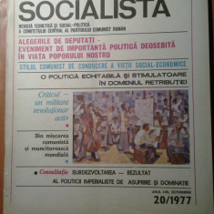 revista era socialista octombrie 1977 -revista comitetului central al PCR