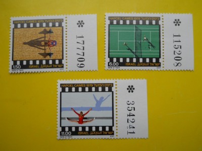 HOPCT Israel-1979-Jocurile hapoel-3 val -mnh-nr 258 foto