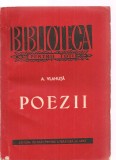 (C3409) POEZII DE A. VLAHUTA, EDITURA DE STAT PT. LITERATURA SI ARTA, 1959, EDITIE INGRIJITA DE TEODOR VIRGOLICI