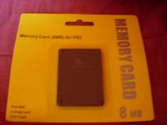 memory card ps2 8mb modat card de memorie modat pt ps2/modare ps2 foto