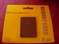 memory card ps2 8mb modat/card de memorie modat pentru playstation2 foto