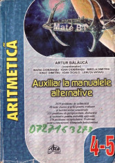 ARITMETICA - CULEGERE DE PROBLEME PT CLASELE IV-V de ARTUR BALAUCA ED. AXA foto