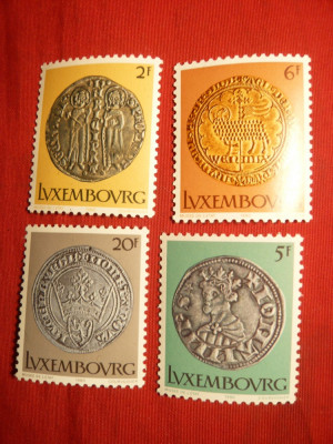 Serie Monede 1980 Luxemburg , 4 val. foto