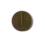 OLANDA 1 CENT 1948, 2 g., Bronze, 14 mm, Wilhelmina I **, Europa