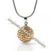 Colier Lant Inox Sarpe Cristale Aurii Shamballa + Cutie Cadou. Bratara Shamballa. Auriu, Argintiu, Roz, Negru, Mov, Verde. Ajustabil 42-48cm
