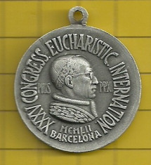 RARITATE-Al XXXV-lea Congres Eucharistic International-1952-Barcelona foto