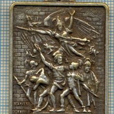 C571 Medalie -FNCV : F&eacute;d&eacute;ration Nationale des combattants Volontaires- 1914-1918; 1939-1945-rezistenta franceza -starea care se vede