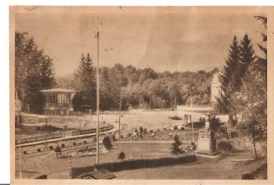 CPI (B2344) SOVATA. VEDERE DIN PARC, CIRCULATA, 28.OCT.55RPR, STAMPILE, TIMBRE foto