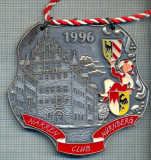C563 Medalie -Narren Club Nurnberg- Germania -formatii de muzica si majorete -starea care se vede