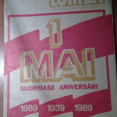 revista lumea 27 aprilie 1989 (nr. cu ocazia zilei de 1 mai muncitoresc )