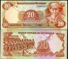 Nicaragua 20 cordobas 1979 UNC, America Centrala si de Sud