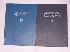 ARHEOLOGIA MOLDOVEI- INSTITUTUL DE ISTORIE SI ARHEOLOGIE, ACADEMIA R.P.R.- VOLUMELE- II- III, V foto