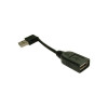 Cablu adaptor usb tata usb mama 90 grade