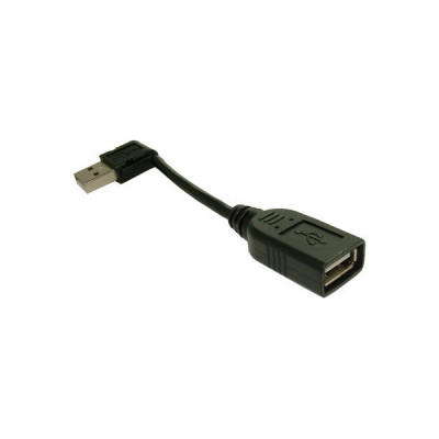 Cablu adaptor usb tata usb mama 90 grade foto