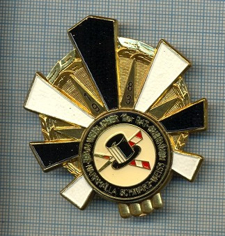 C551 Medalie(insigna) - Scoala de majorete -NARRHALLA Schwarz-Weiss -Nurnberg