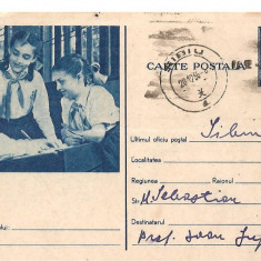 CPI (B2347) CERC DE STUDII, COPII, PIONIERI, CIRCULATA, 28.12.56, TIMBRU IMPRIMAT RPRRPR,