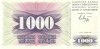 Bosnia Hertegovina 1000 dinari 1992 UNC