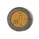 MEXIC 1 PESO 1993 BIMETAL NR. 2 **