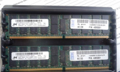 MEMORII SERVER MICRON 2x4 GB DDR2 PC2-5300 DDR2-667MHz ECC Registered 240-Pin DIMM Dual Rank foto