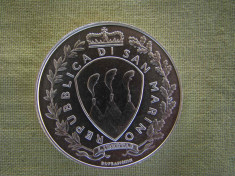 5 Euro 2003 San Marino - Argint UNC foto