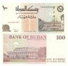 Sudan 100 dinari 1994 - uzată, dreaptă, &amp;icirc;ntreagă