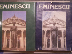 ALBUM BIOGRAFIC - EMINESCU. UN VEAC DE NEMURIRE, 2 VOL. Cu ilustratii color foto