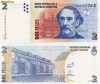 Argentina 2 pesos 2002 - 2010 UNC, America Centrala si de Sud