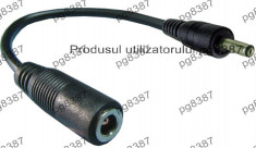 Cablu prelungitor c.c. 1,2mm, mama-1,2mm, tata - lungime 0,1 m-8068 foto