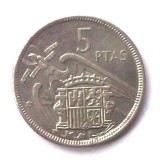 G1. SPANIA 5 PESETAS 1972 FRANCO **, Europa