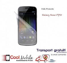 Folie protectie Samsung Galaxy Nexus I9250 (SET DE 2 BUC) - TRANSPORT GRATUIT! foto