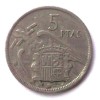 G1. SPANIA 5 PESETAS 1967 FRANCO **, Europa