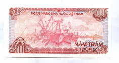 500 DONG 1988 UNC VIETNAM-CORABIE ,VAPOR ,AMBARCATIUNI foto