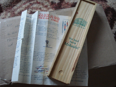 Joc Mikado lemn vintage anii &amp;#039;80 foto