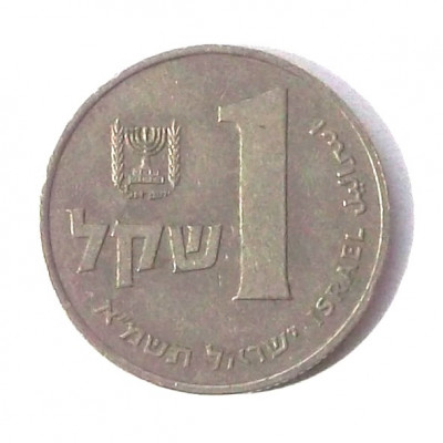 G1. ISRAEL 1 SHEQEL 1981 ** foto