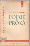 (C3446) POEZIE SI PROZA DE AL. MACEDONSKI, EDITURA TINERETULUI, 1960