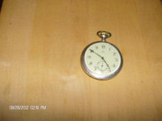 ceas de buzunar argint OMEGA ANUL 1900 foto