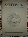 Symposion - Anul I, Nr. 2 ( decembrie 1938 )