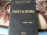 Vand proiect diploma IPT Facultatea de Constructii 1970 vintage