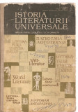 (C3555) ISTORIA LITERATURII UNIVERSALE, CLASA A XI-A DE N. I. BARBA, DRIMBA, MUNTEANU, PAPU, EDP, BUCURESTI, 1971, Clasa 11, Istorie