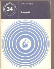 (C3589) LASERII DE DAN APOSTOL, EDITURA STIINTIFICA SI ENCICLOPEDICA, 1978 foto