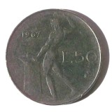 G1. ITALIA 50 LIRE 1967 **